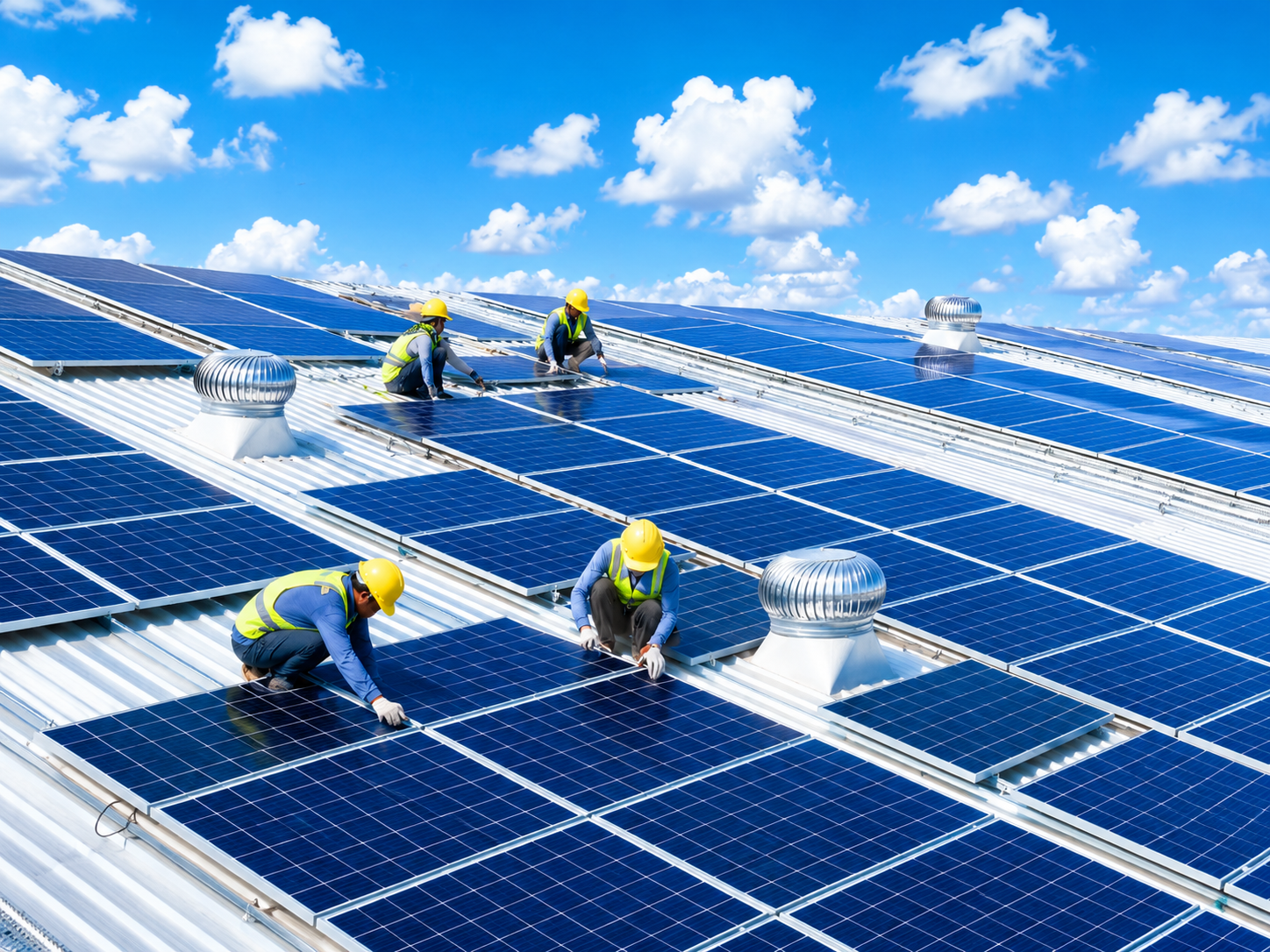 บริการ Solar Panel, Air condition และ CCTV System ของ TRIO POWER