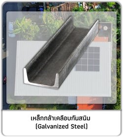 เหล็กกล้าเคลือบกันสนิมสำหรับโครงสร้างโซลาร์เซลล์